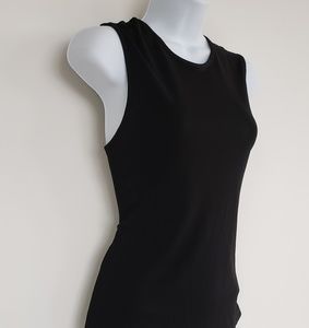 GIANNI VERSACE COUTURE black sleeveless top S